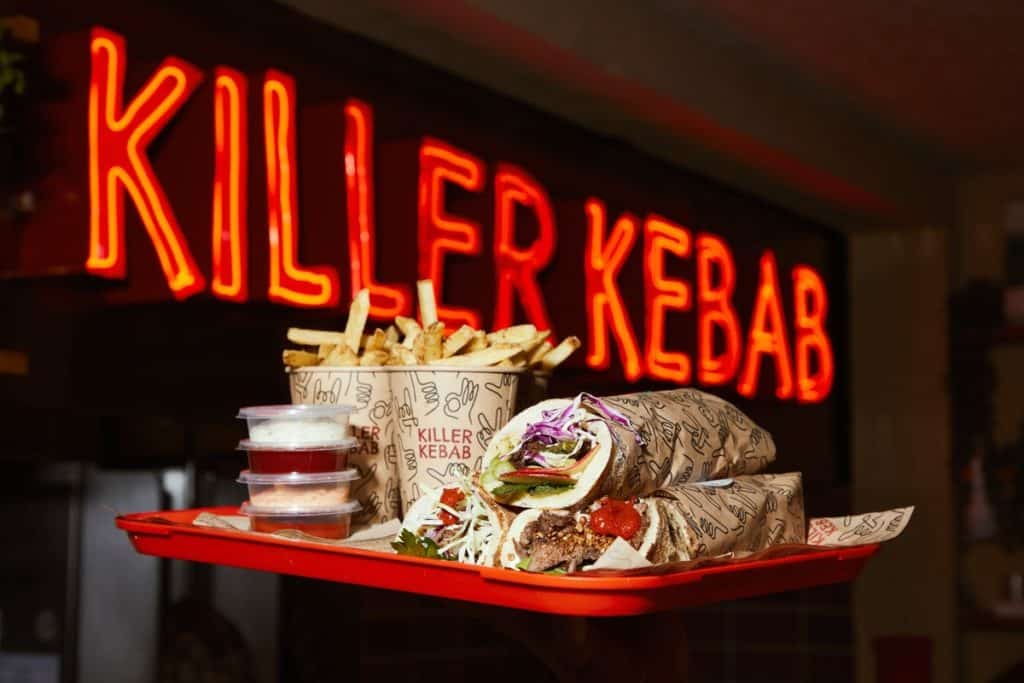 Kebab feast from Killer Kebab in Copenhagen