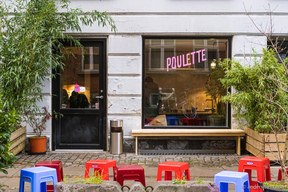 Exterior to Poulette in Copenhagen