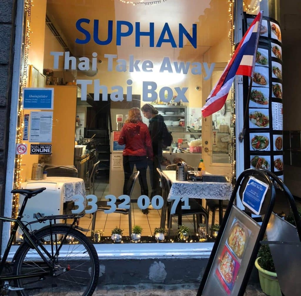 Exterior to Suphan Thai in Copenhagen