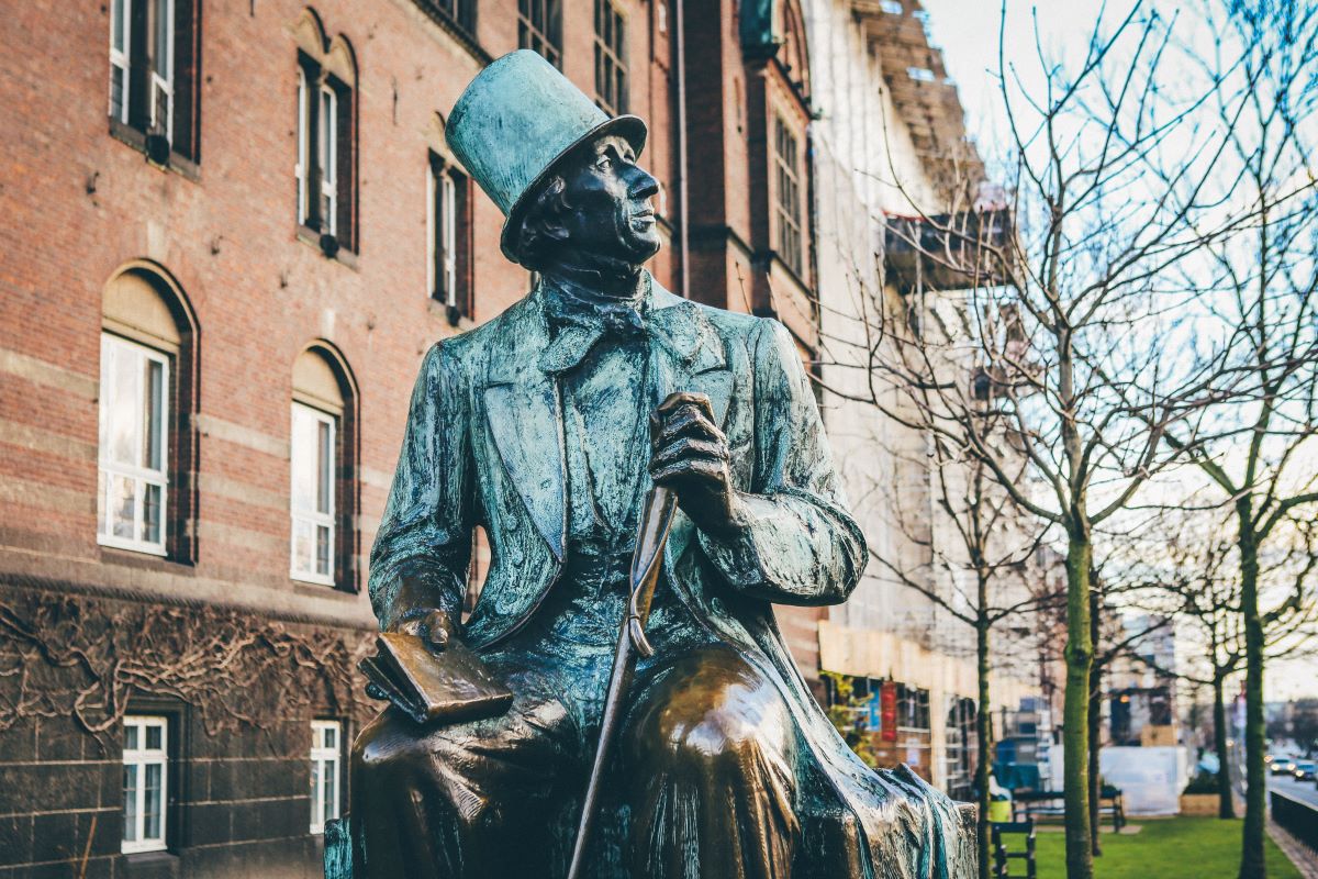 The Statue of H.C. Andersen at the City Square, Copenhagen